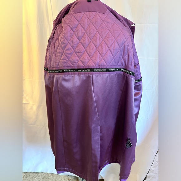 JONES NEW YORK pretty purple overcoat Size Large - Picture 7 of 11